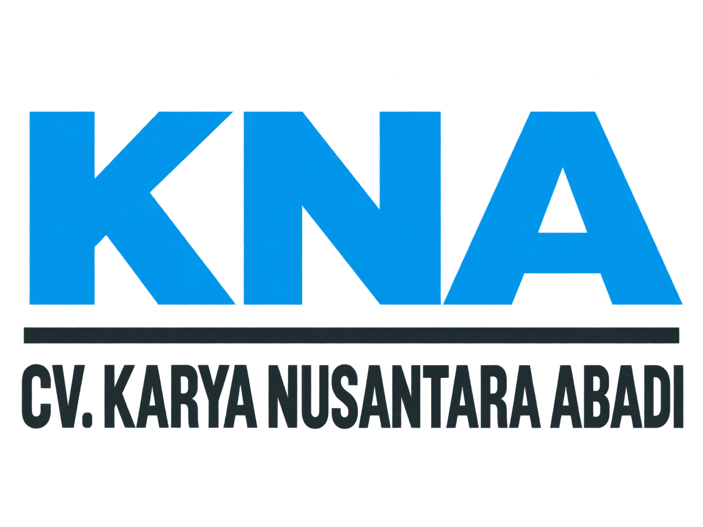 Logo perusahaan konstruksi KNA Karya Nusantara Abadi