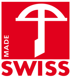 Label Swiss Made yang digunakan oleh Fair Future Foundation
